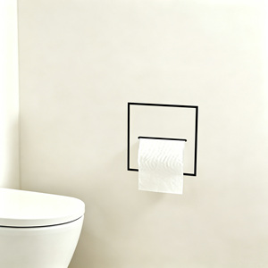 Recessed Toilet Paper Holder 304 Stainless Steel Invisible In-Wall Hidden Tissue Box Tile Flush Mount For Bathroom