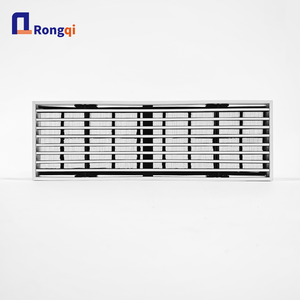 High Quality Aluminum Frameless Linear Air Grille Recessed Flush Mount for Central AC Ceiling Wall Use