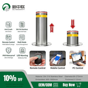 XZL Custom No Drainage Automatic Hydraulic Retractable Bollard