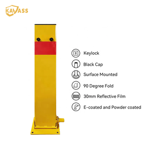 KAVASS Fold Down Bollard Car Park Security Parking Space Protection
