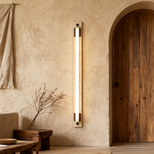 JACKSUN Wabi-Sabi Long Wall Lamp Retro Linear Bedside Lamp