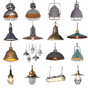 Vintage Industrial E27 Pendant Light Fixture