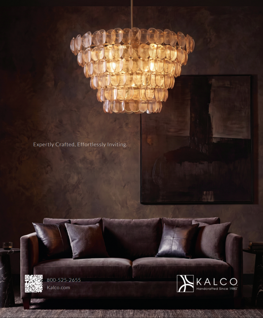 LUXE magazine publication featuring luxury wall sconces