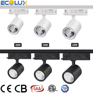 Ecolux 360 Movable COB Aluminum Track Spot Light