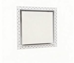 Modern Ventilation Metal White Flush Wall Register Vent Ceiling Metal Exhaust Drywall Mount Vent