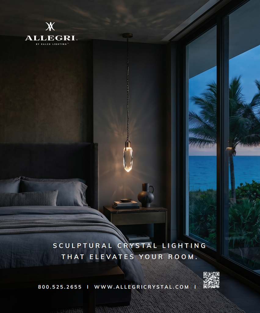 Florida Design featuring damp-rated bath lighting
