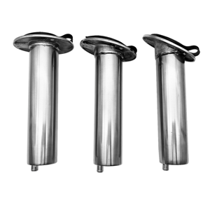 FOYO High Quality Stainless Steel Flush Mount Rod Holder New Condition Marine Hardware Boat Accessories