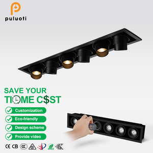 PULUOTI Anti-Glare Recessed LED Spotlight Fixture